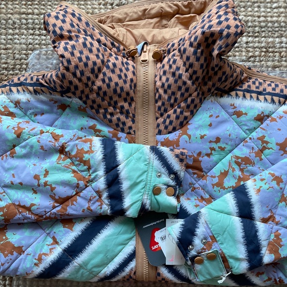 NEW Free People Pria Printed Packable Puffer Jacket - Picture 9 of 13